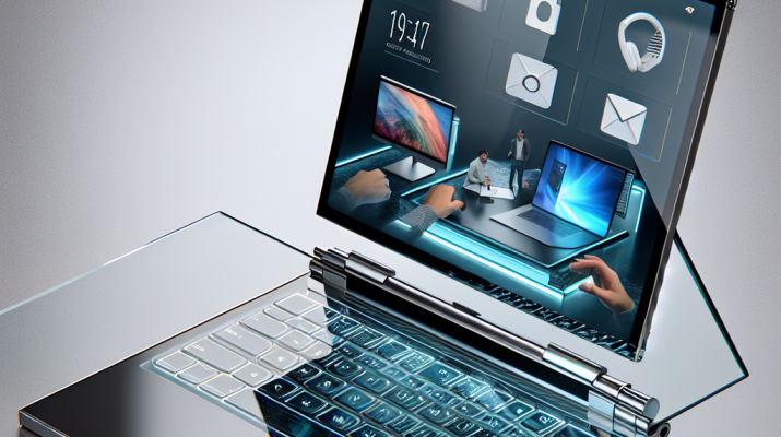 Laptop Lipat Pertama dengan Layar Transparan? Ini Bocoran Teknologinya